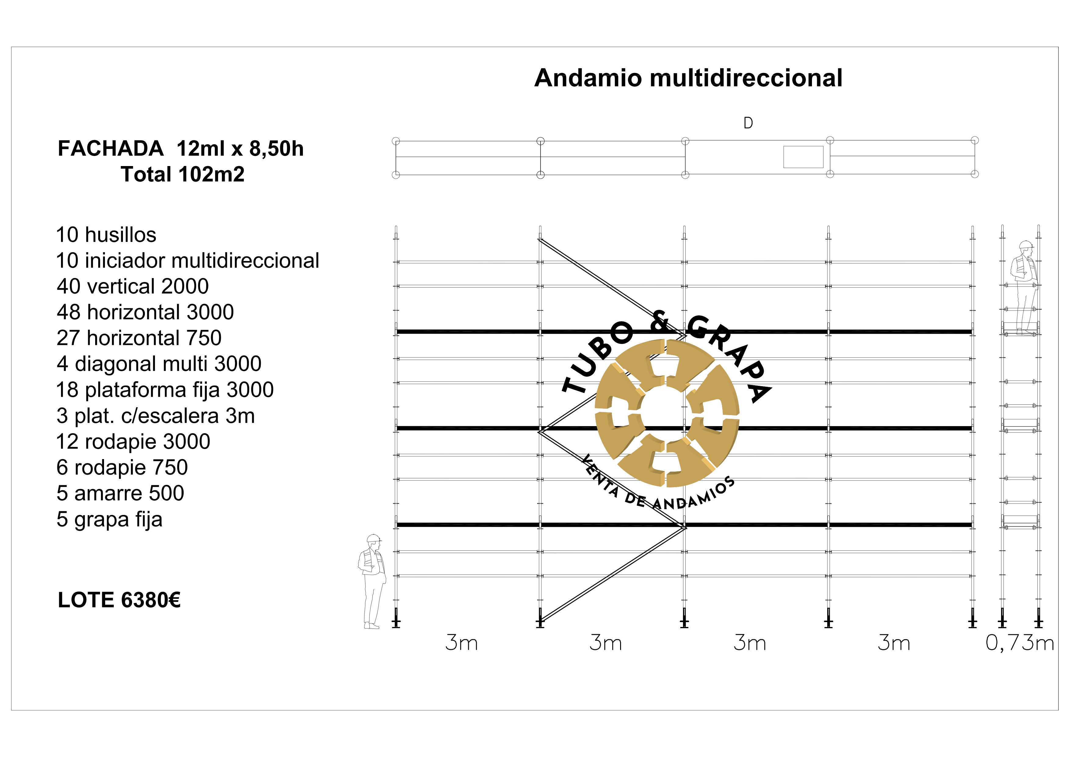 102m2 ANDAMIO MULTI