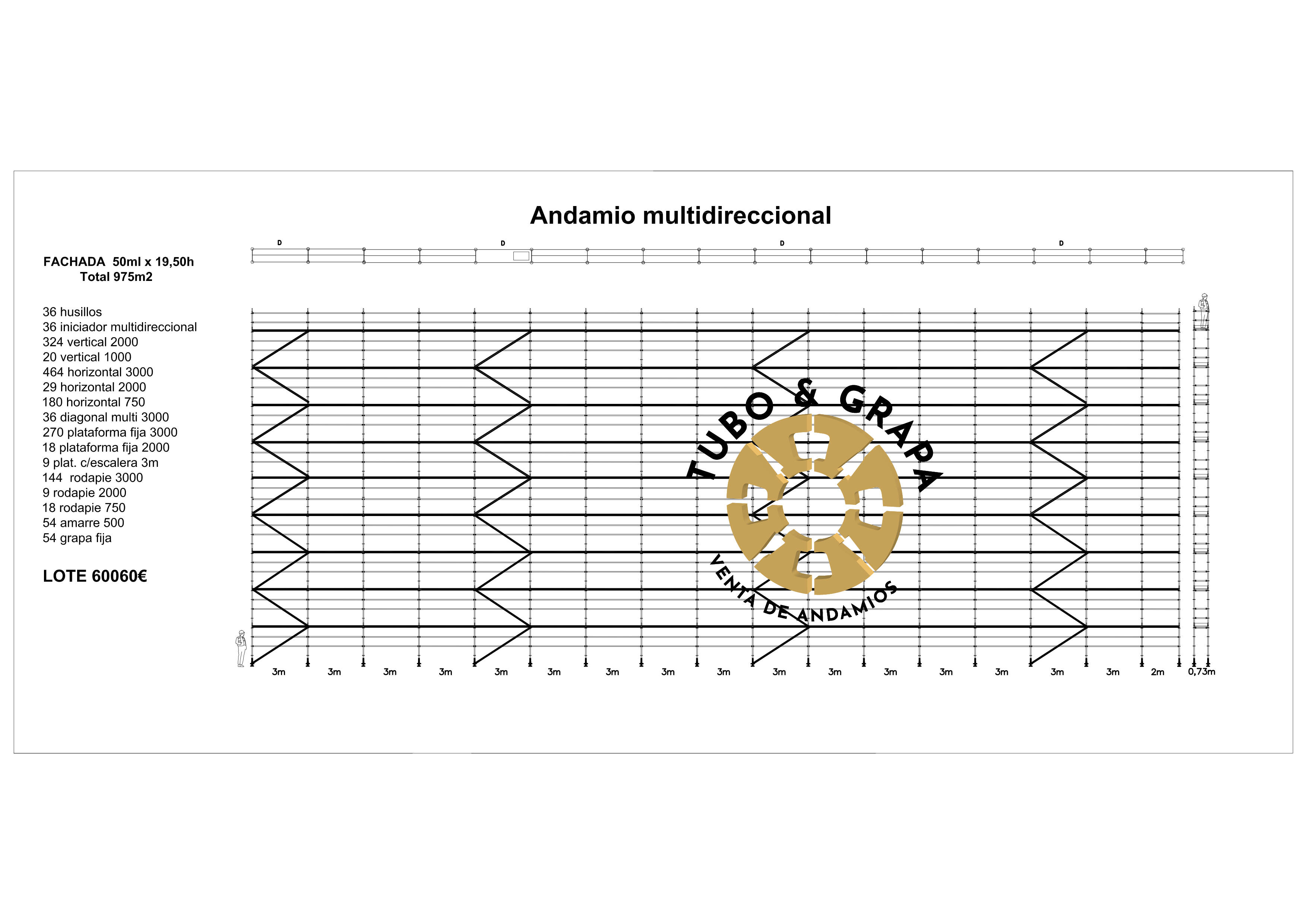 975M2 ANDAMIO MULTI