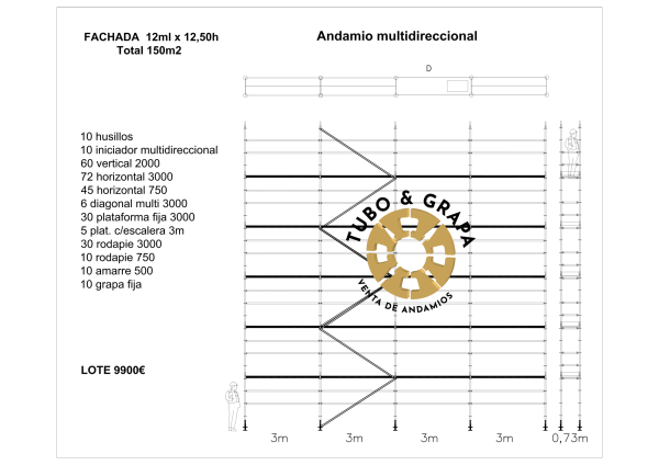 150M2 ANDAMIO MULTI