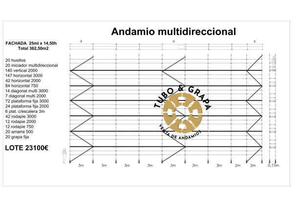 362 50M2 ANDAMIO MULTI